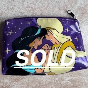 SOLD Vinyl Cosmetic Bag